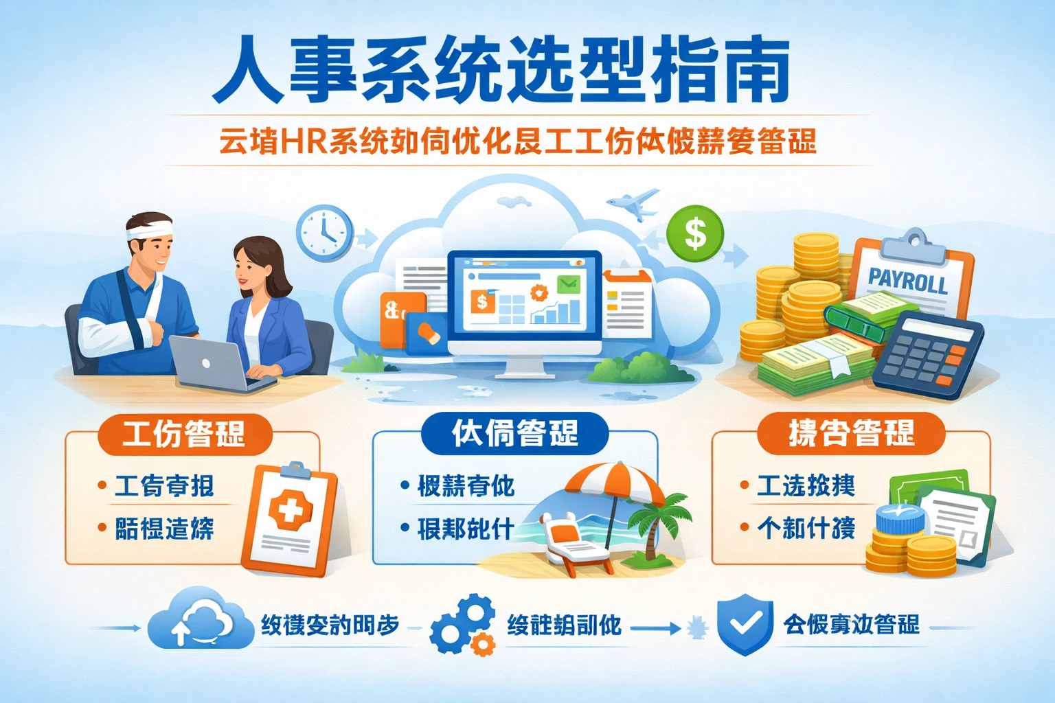 人事系统选型指南：云端HR系统如何优化员工工伤休假薪资管理