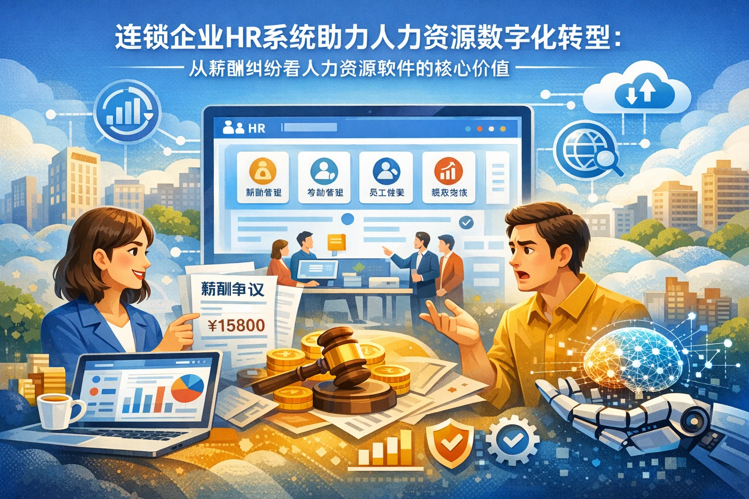 连锁企业HR系统助力人力资源数字化转型：从薪酬纠纷看人力资源软件的核心价值