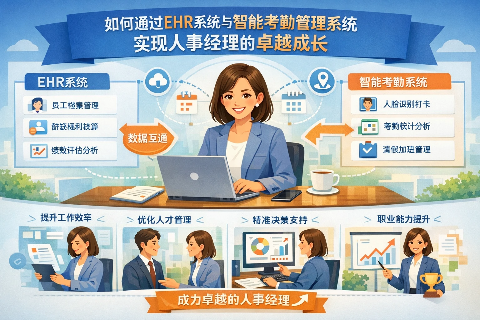 如何通过EHR系统与智能考勤管理系统实现人事经理的卓越成长