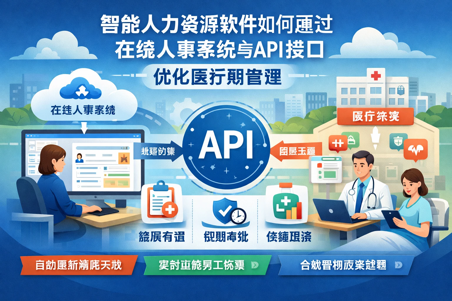 智能人力资源软件如何通过在线人事系统与API接口优化医疗期管理