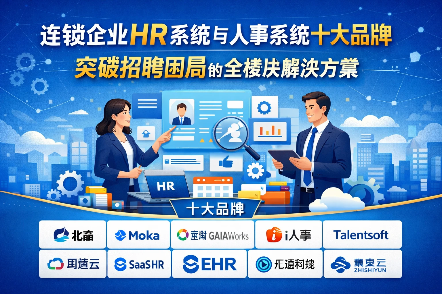 连锁企业HR系统与人事系统十大品牌：突破招聘困局的全模块解决方案