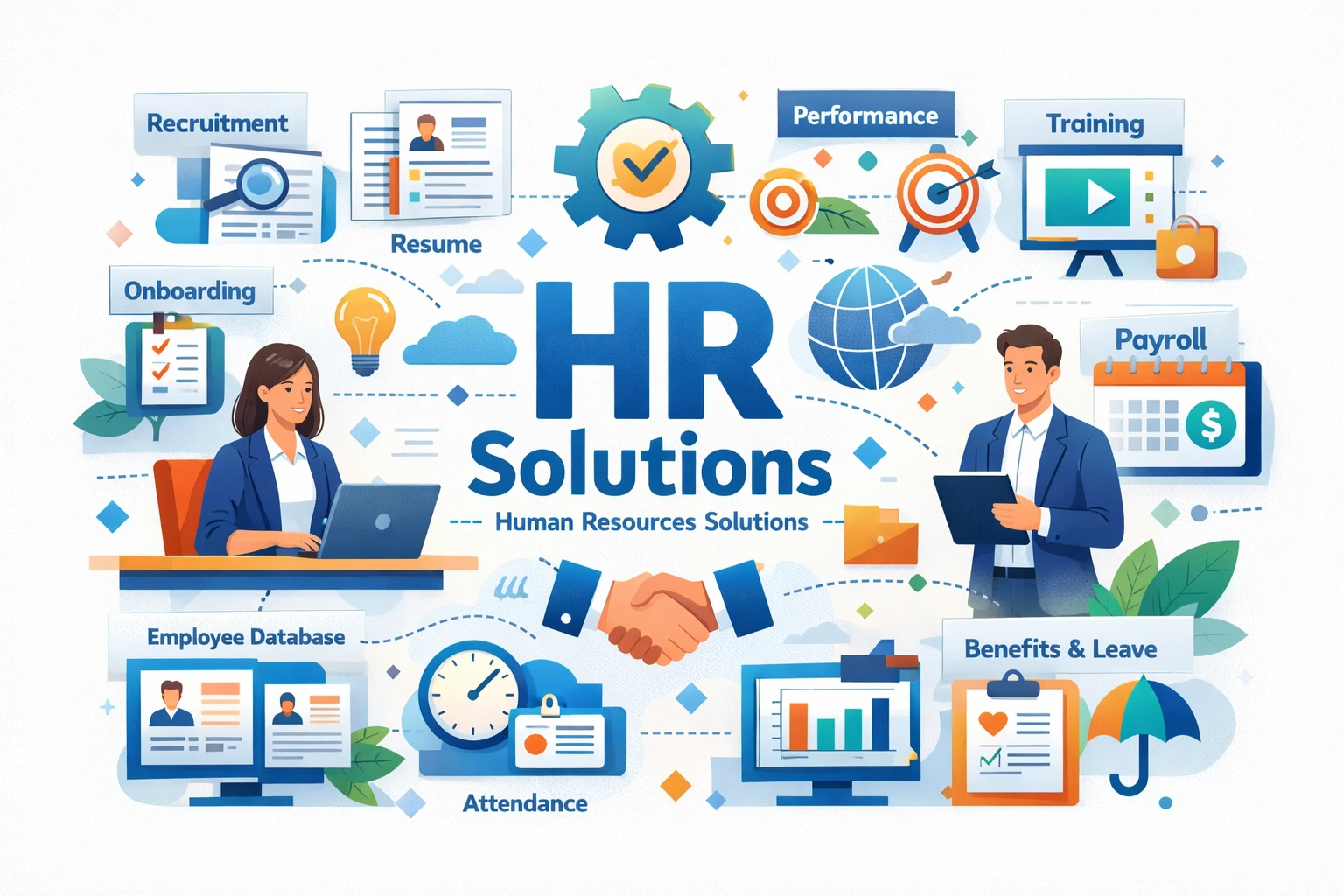 人力资源系统的解决方案