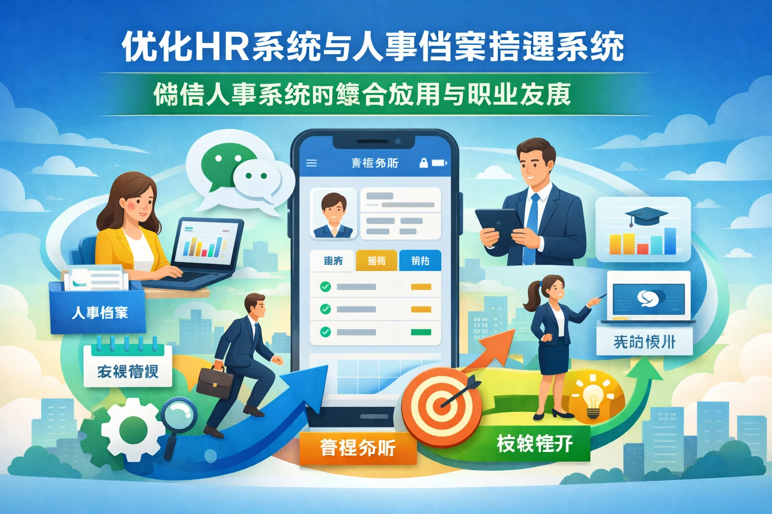 优化HR系统与人事档案管理系统：微信人事系统的整合应用与职业发展