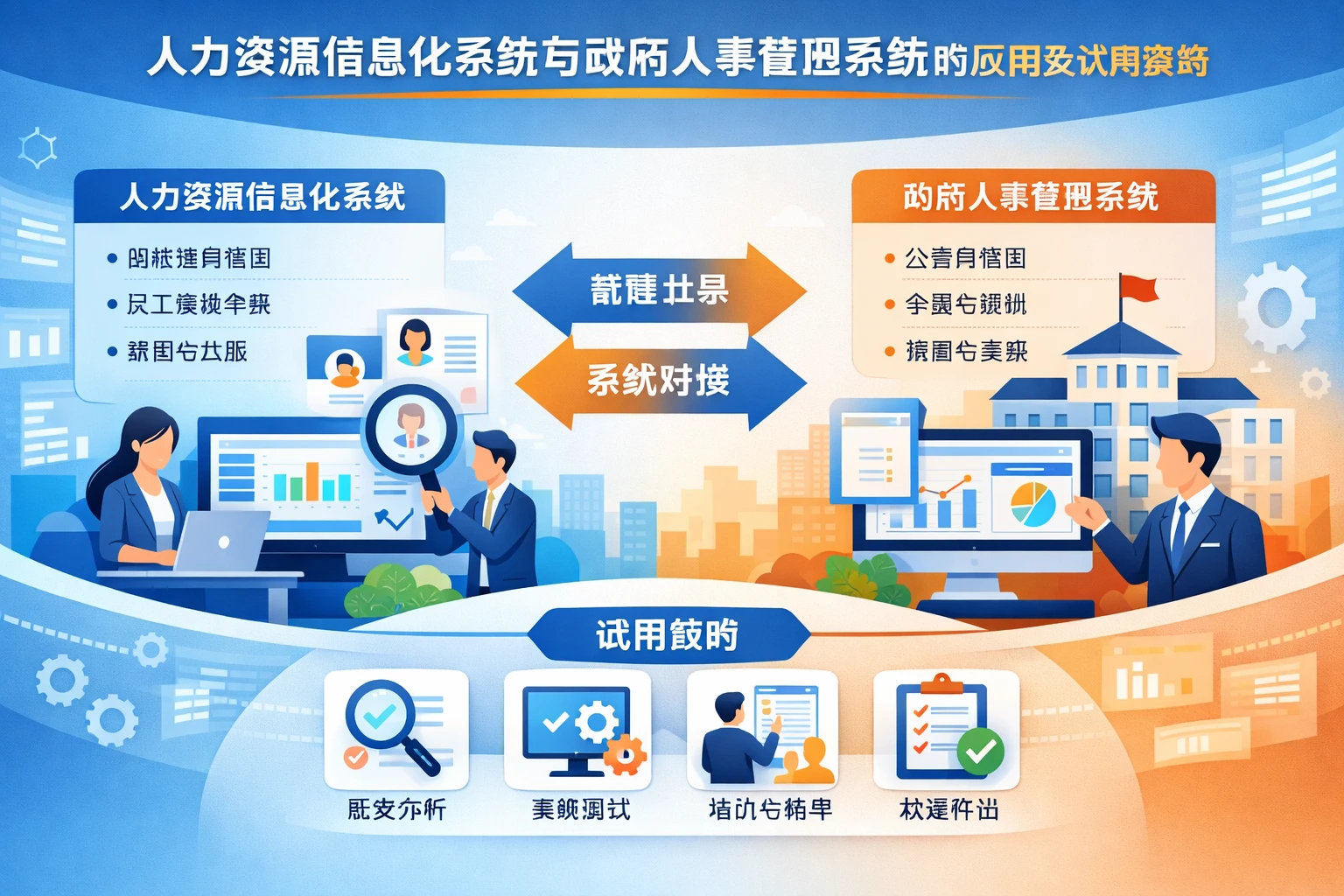 人力资源信息化系统与政府人事管理系统的应用及试用策略