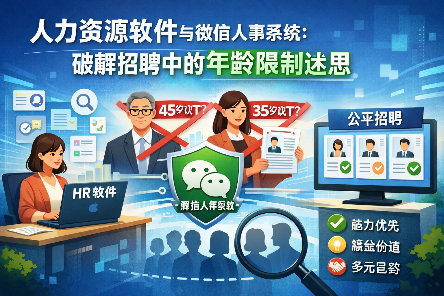 人力资源软件与微信人事系统：破解招聘中的年龄限制迷思