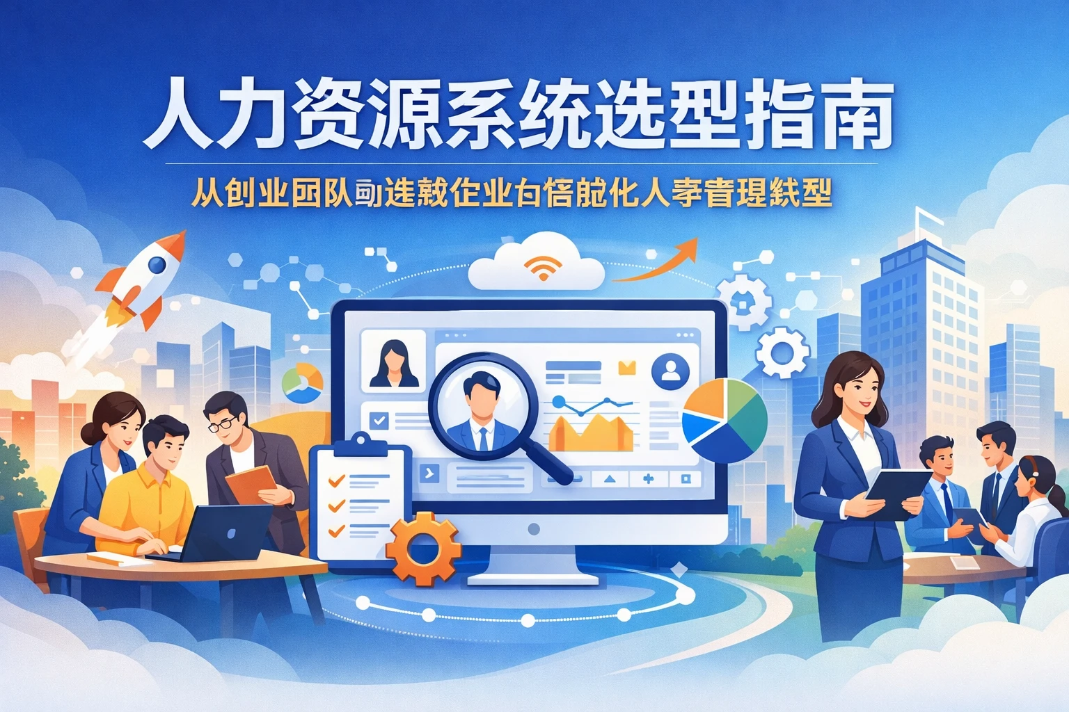 人力资源系统选型指南：从创业团队到连锁企业的智能化人事管理转型