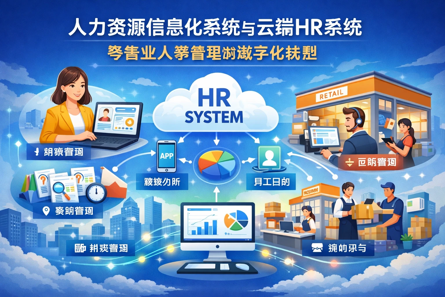 人力资源信息化系统与云端HR系统:零售业人事管理的数字化转型