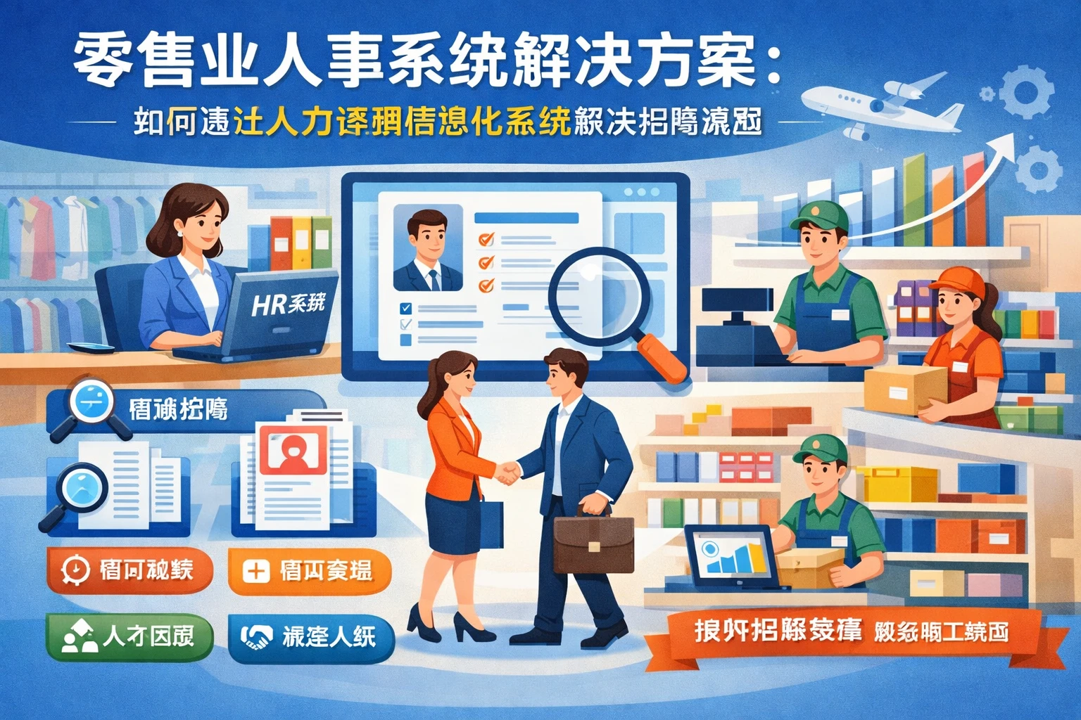零售业人事系统解决方案:如何通过人力资源信息化系统解决招聘难题