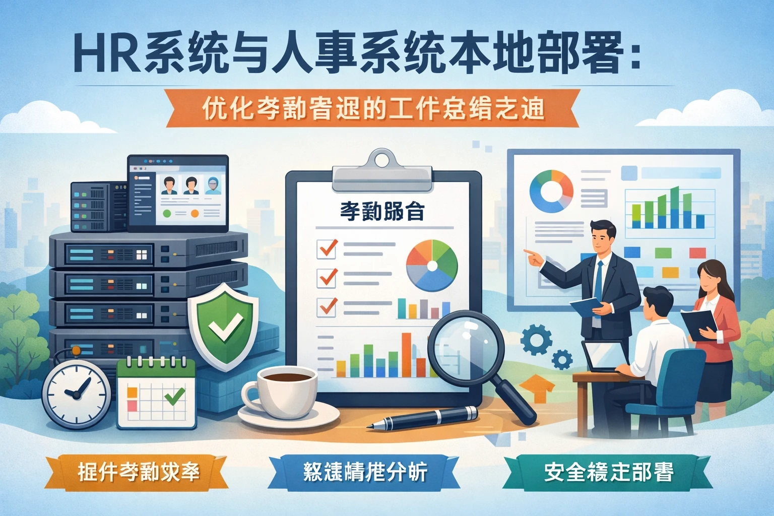 HR系统与人事系统本地部署：优化考勤管理的工作总结之道