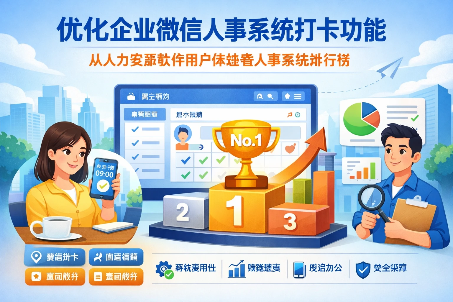 优化企业微信人事系统打卡功能：从人力资源软件用户体验看人事系统排行榜