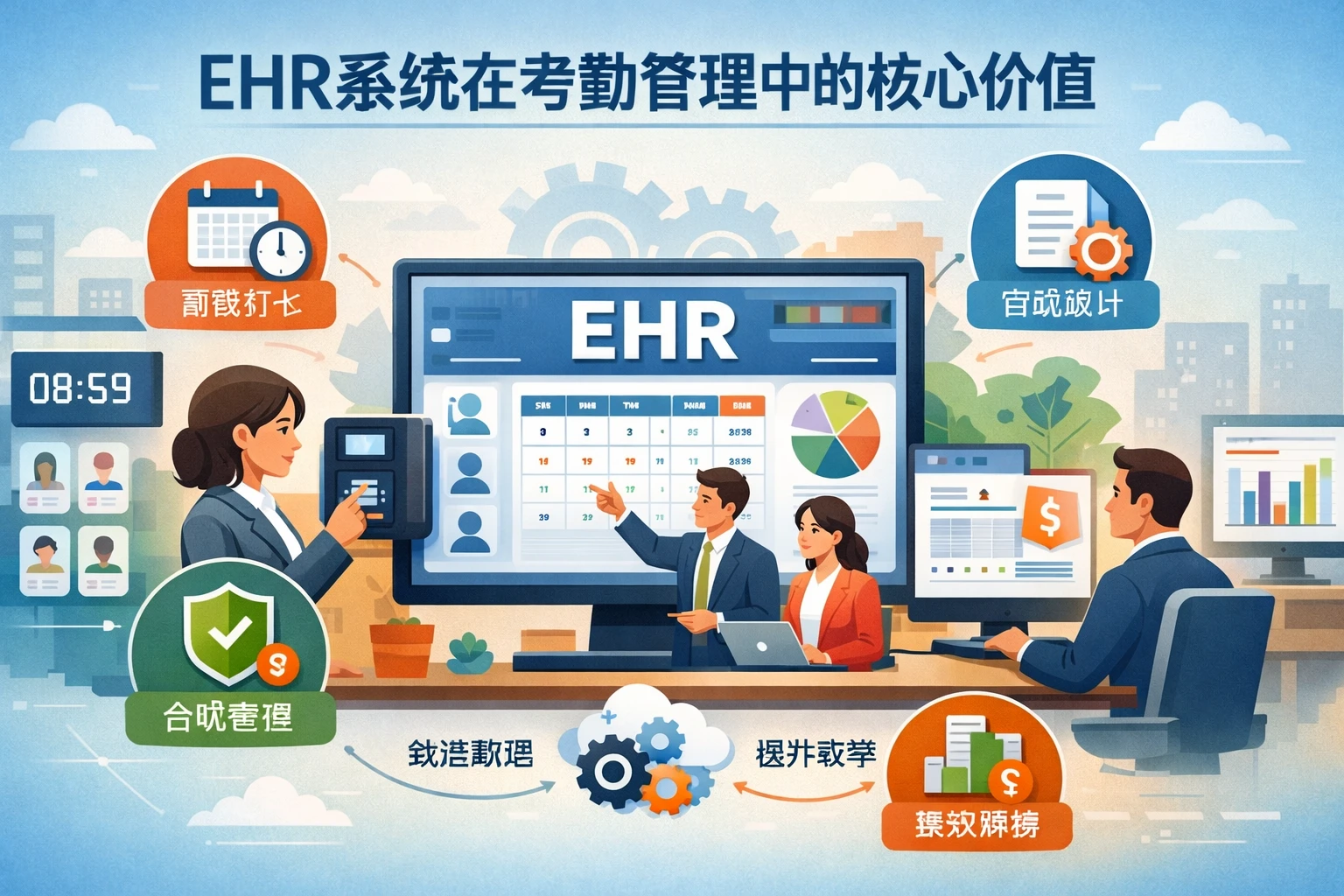 EHR系统在考勤管理中的核心价值
