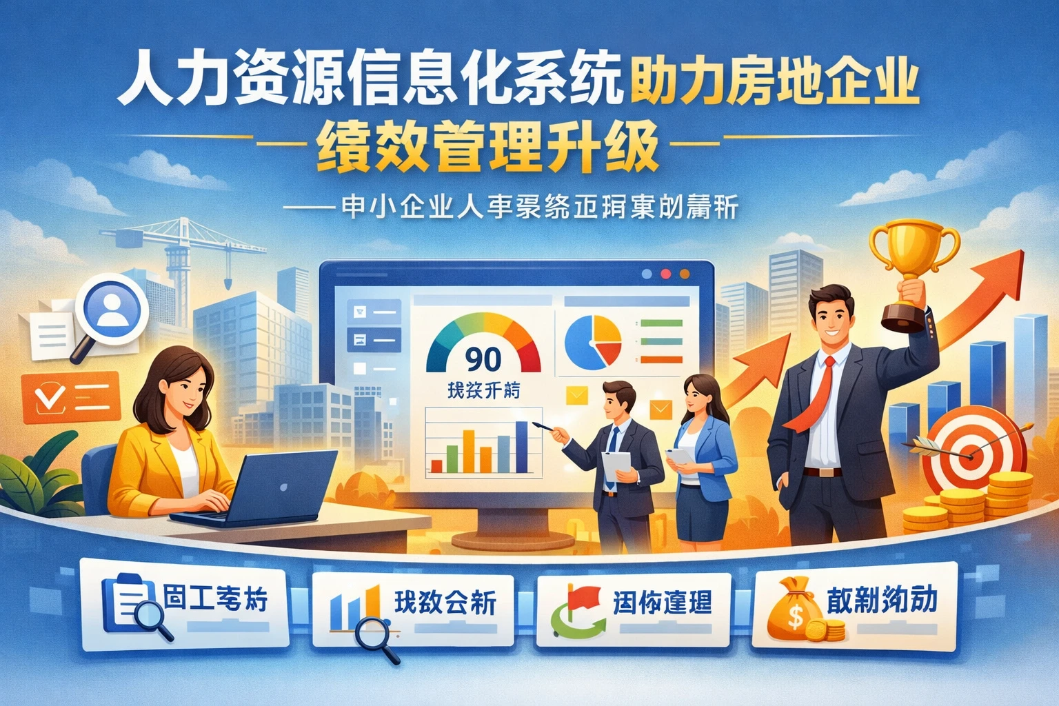 人力资源信息化系统助力房地产企业绩效管理升级——中小企业人事系统应用案例解析