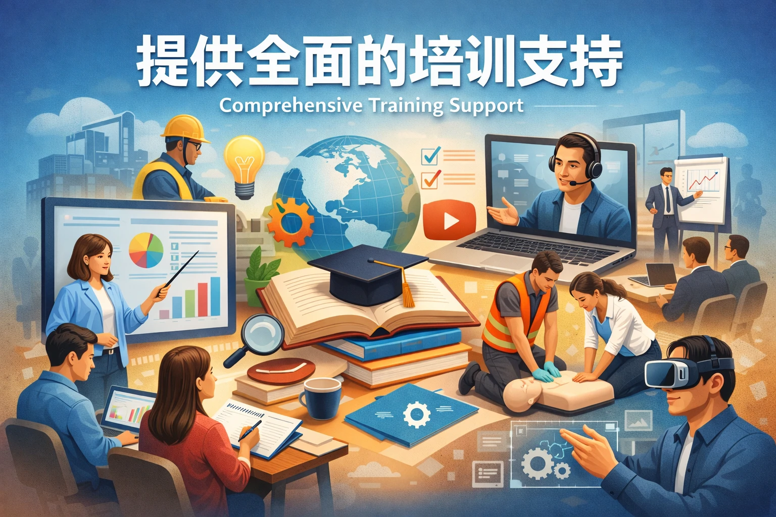 提供全面的培训支持