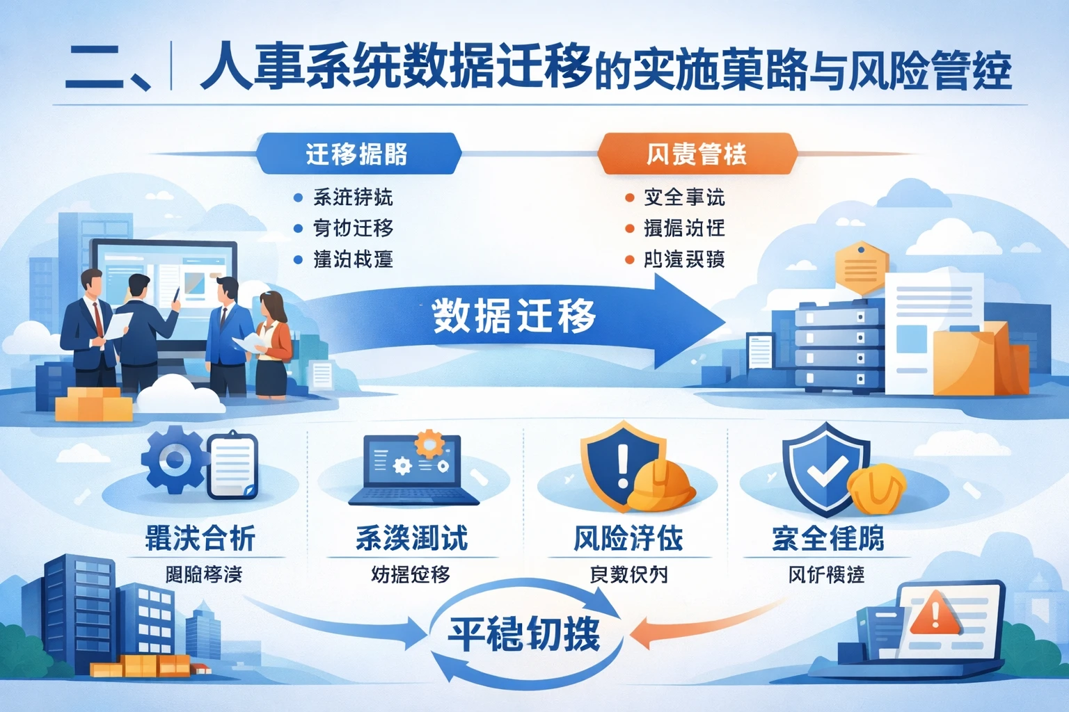 二、人事系统数据迁移的实施策略与风险管控