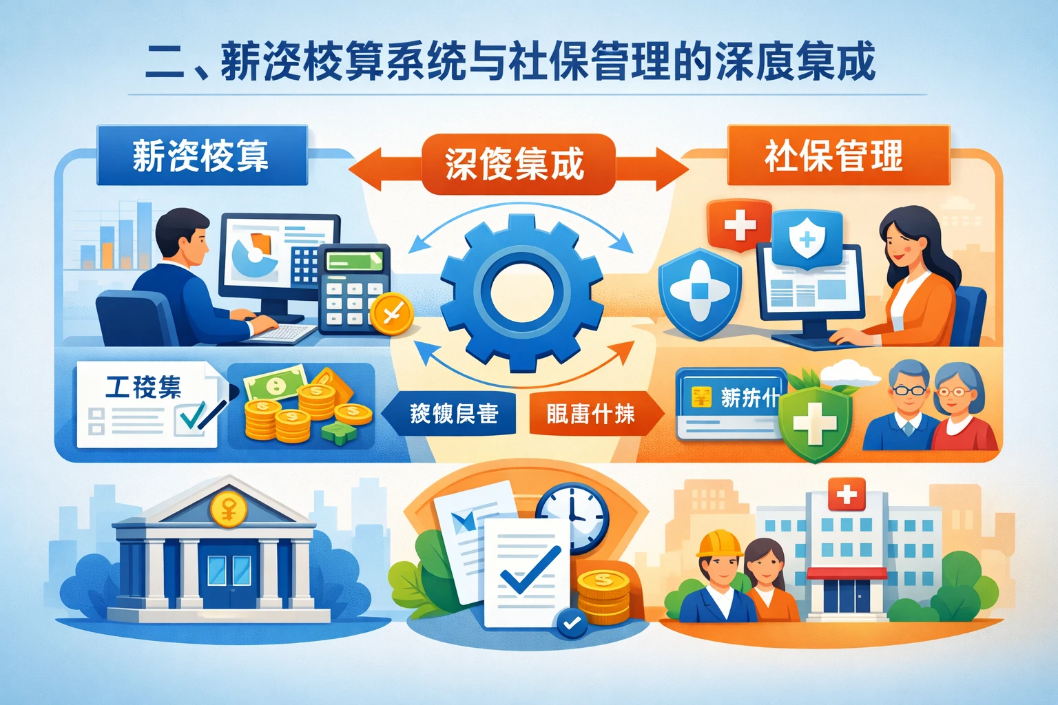 二、薪资核算系统与社保管理的深度集成