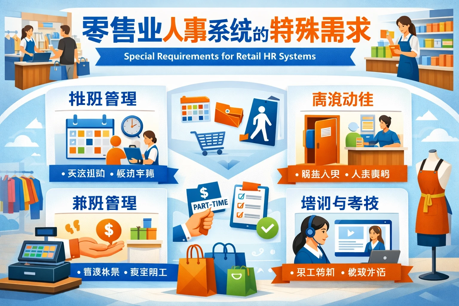 零售业人事系统的特殊需求