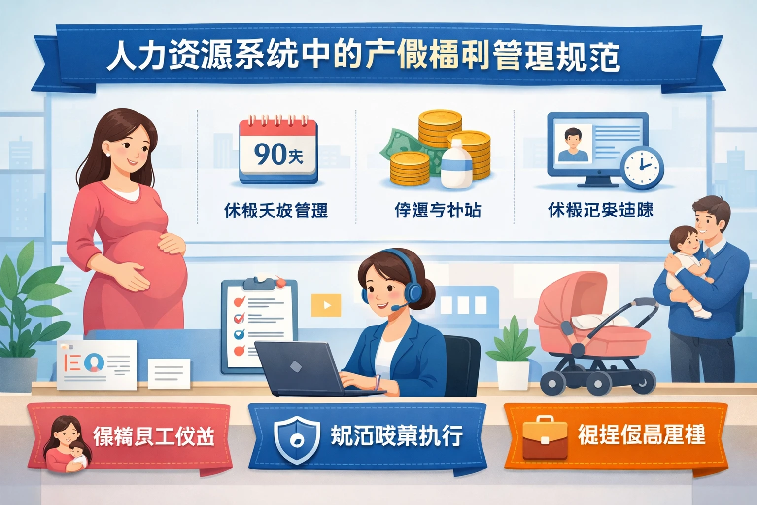 人力资源系统中的产假福利管理规范