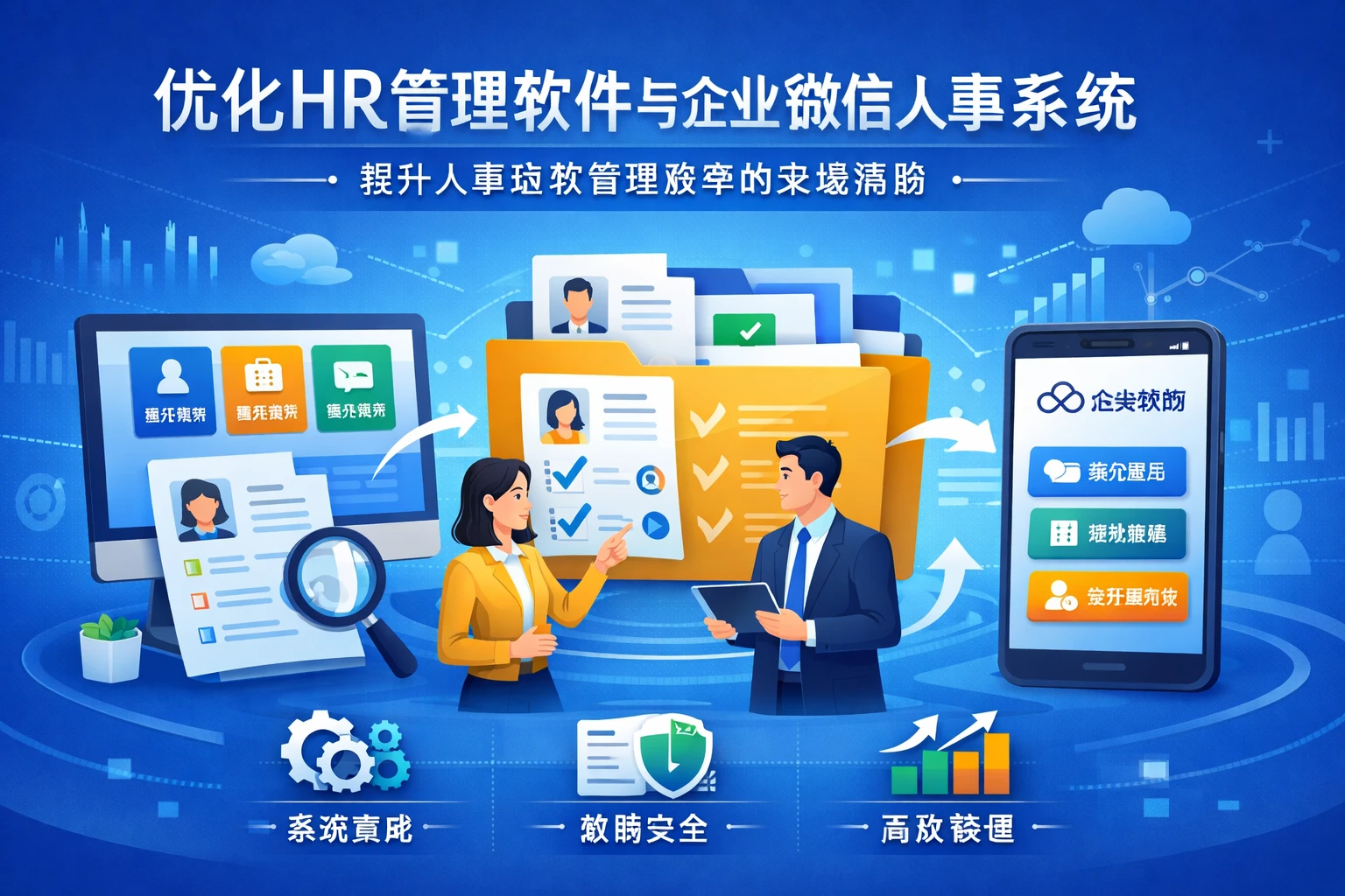 优化HR管理软件与企业微信人事系统：提升人事档案管理效率的关键策略
