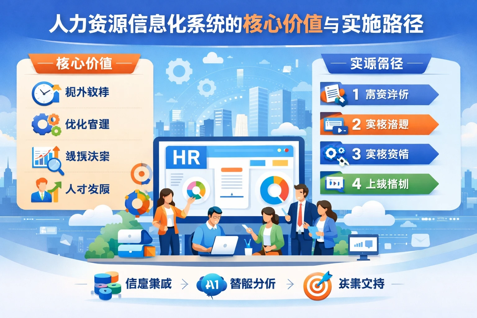 人力资源信息化系统的核心价值与实施路径