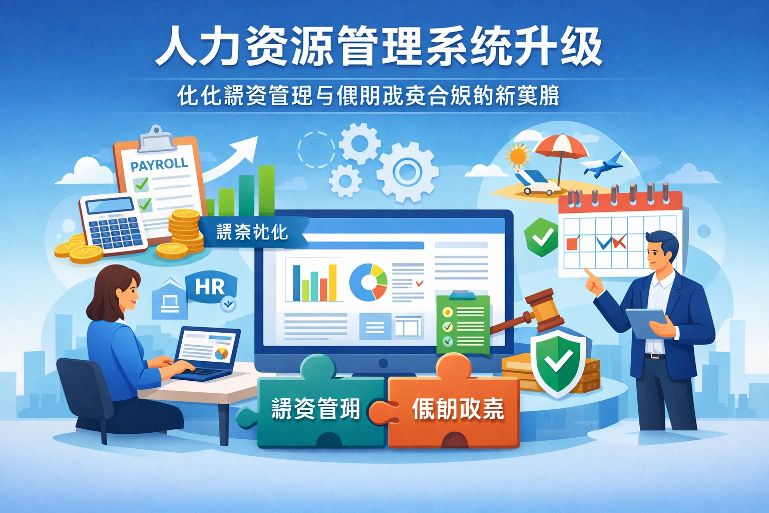 人力资源管理系统升级：优化薪资管理与假期政策合规的新策略