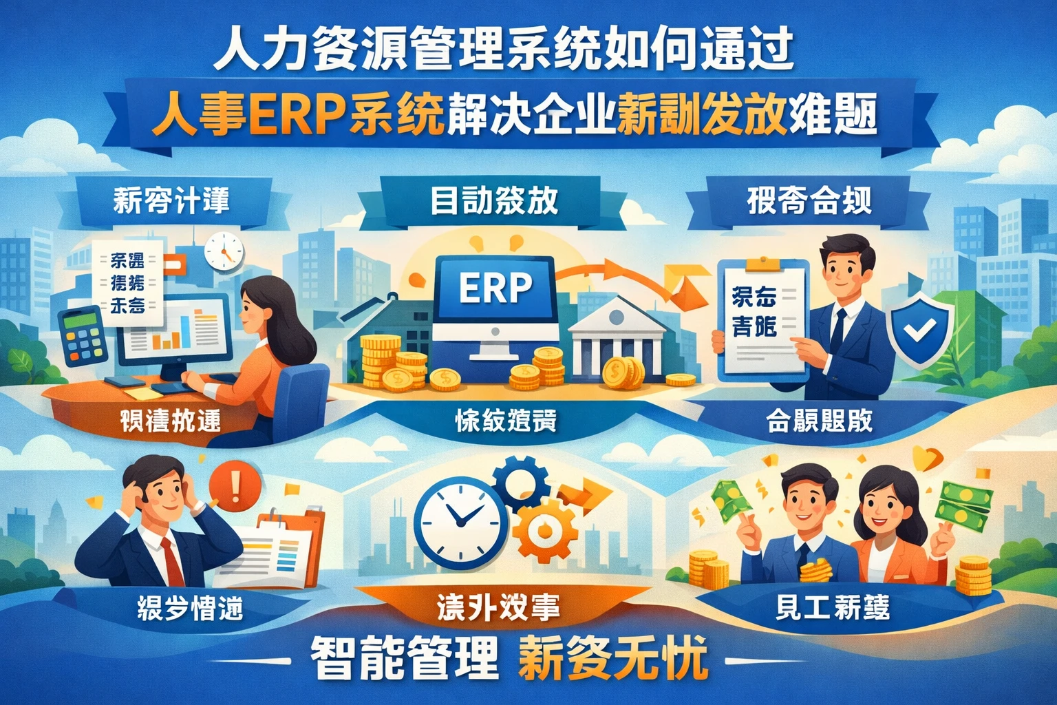 人力资源管理系统如何通过人事ERP系统解决企业薪酬发放难题