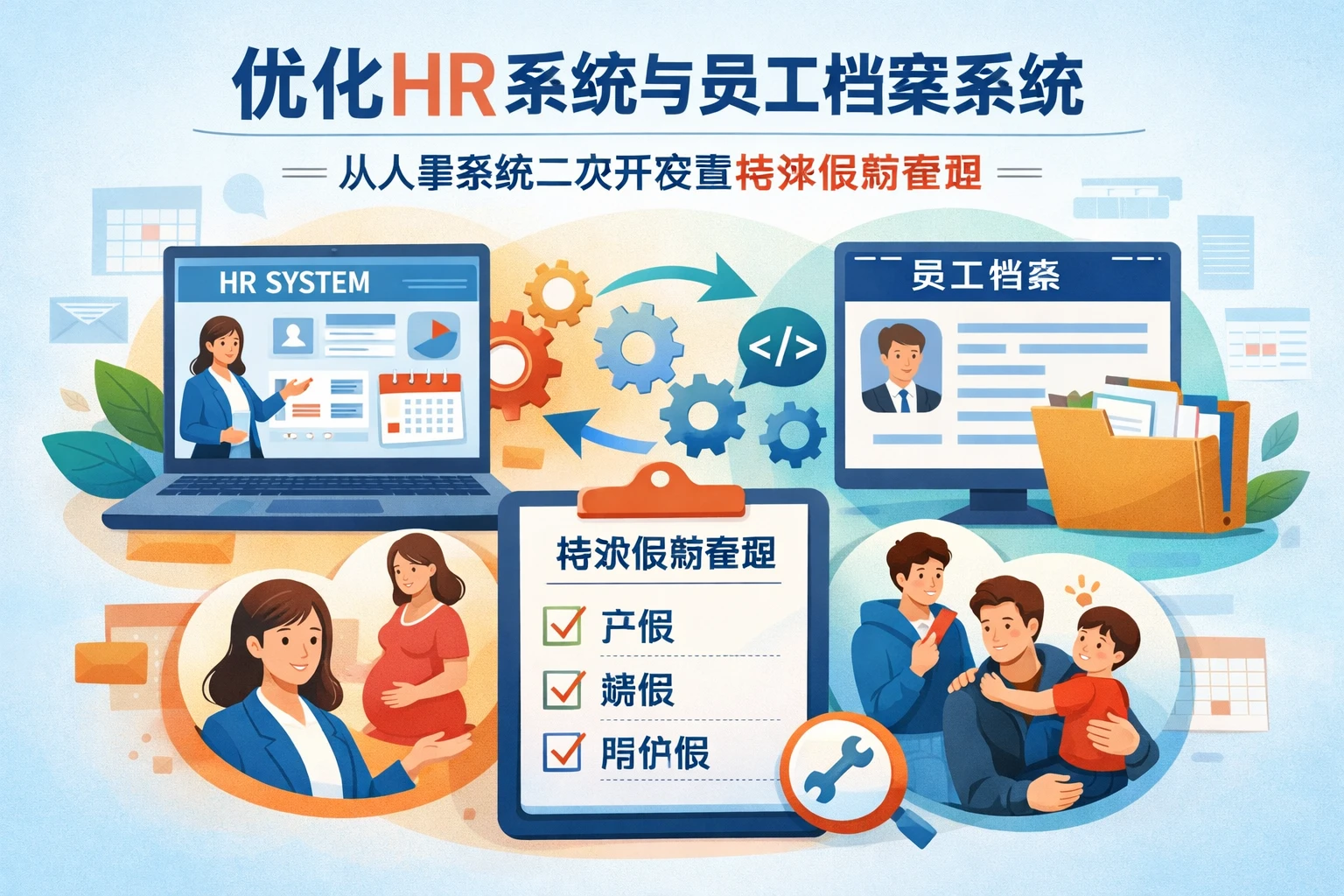优化HR系统与员工档案系统：从人事系统二次开发看特殊假期管理