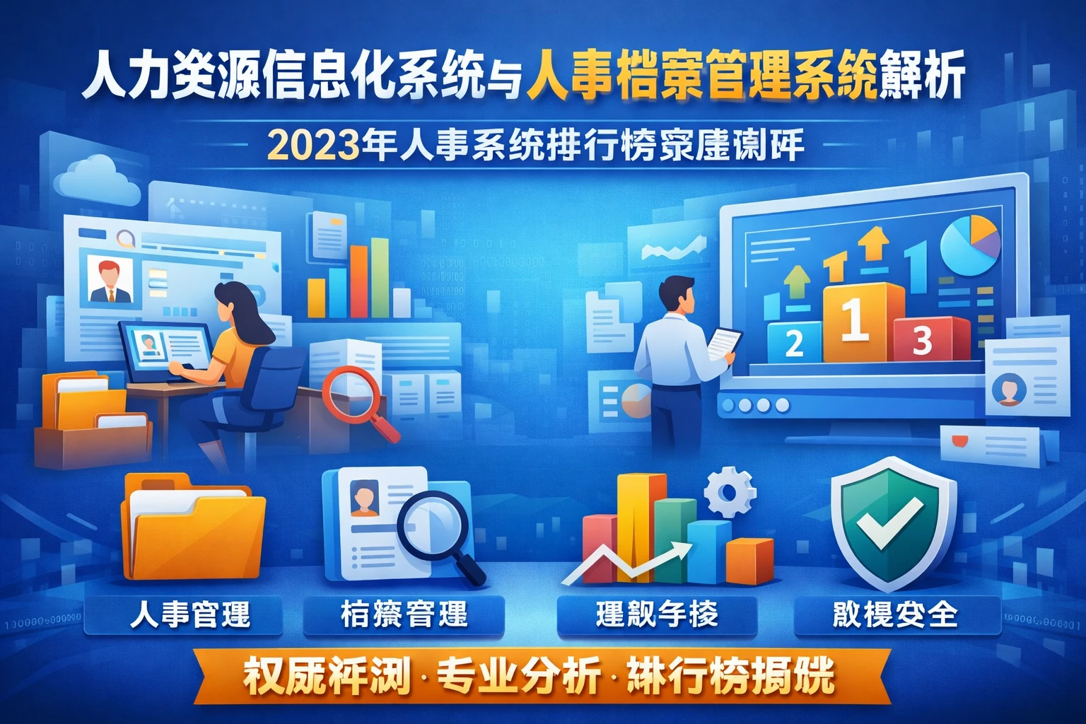 人力资源信息化系统与人事档案管理系统解析:2023年人事系统排行榜深度测评