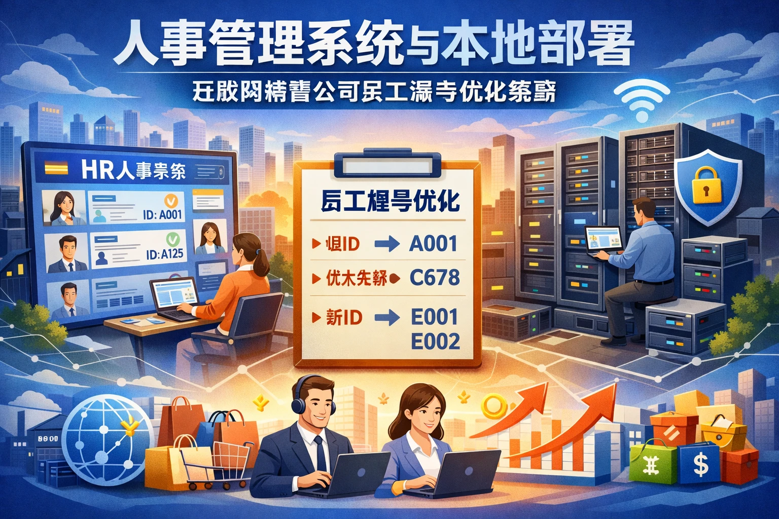 人事管理系统与本地部署:互联网销售公司员工编号优化策略