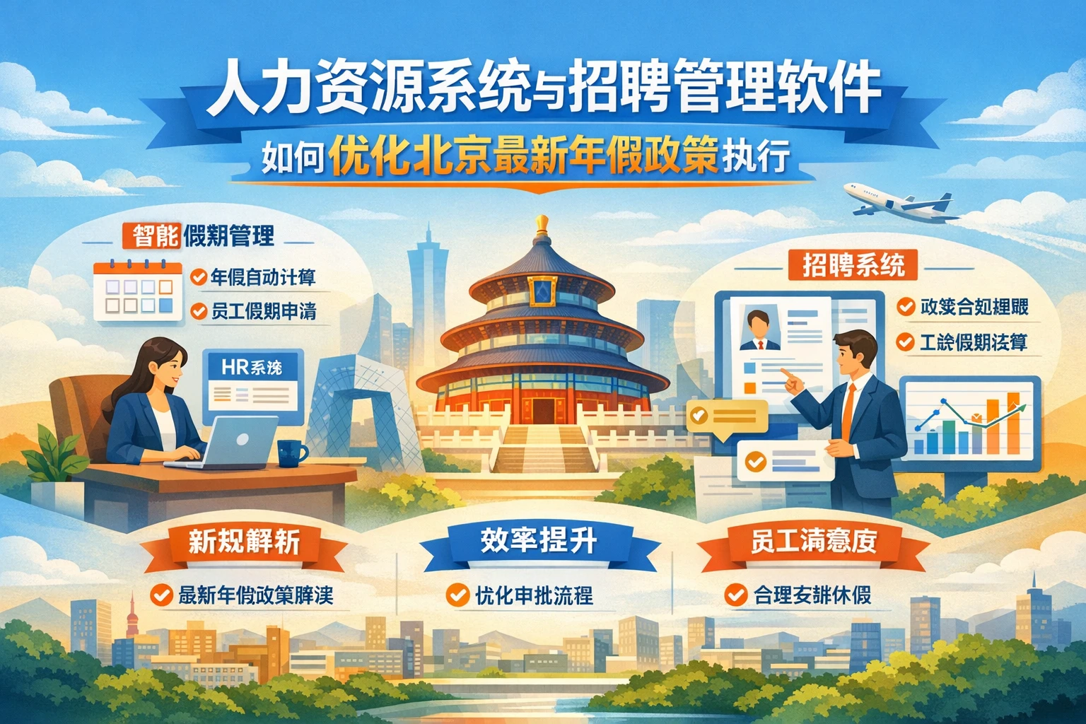 人力资源系统与招聘管理软件如何优化北京最新年假政策执行