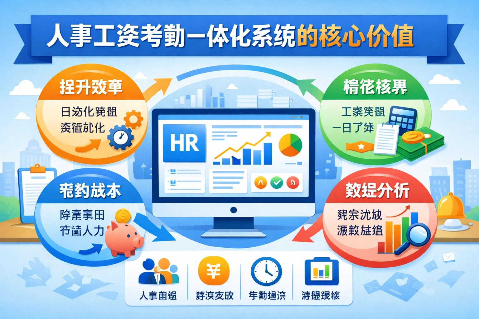 人事工资考勤一体化系统的核心价值