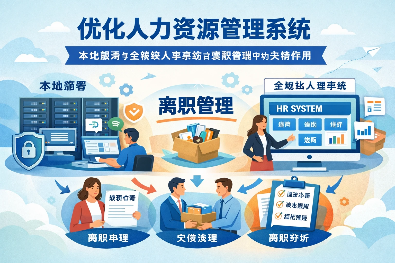 优化人力资源管理系统：本地部署与全模块人事系统在离职管理中的关键作用