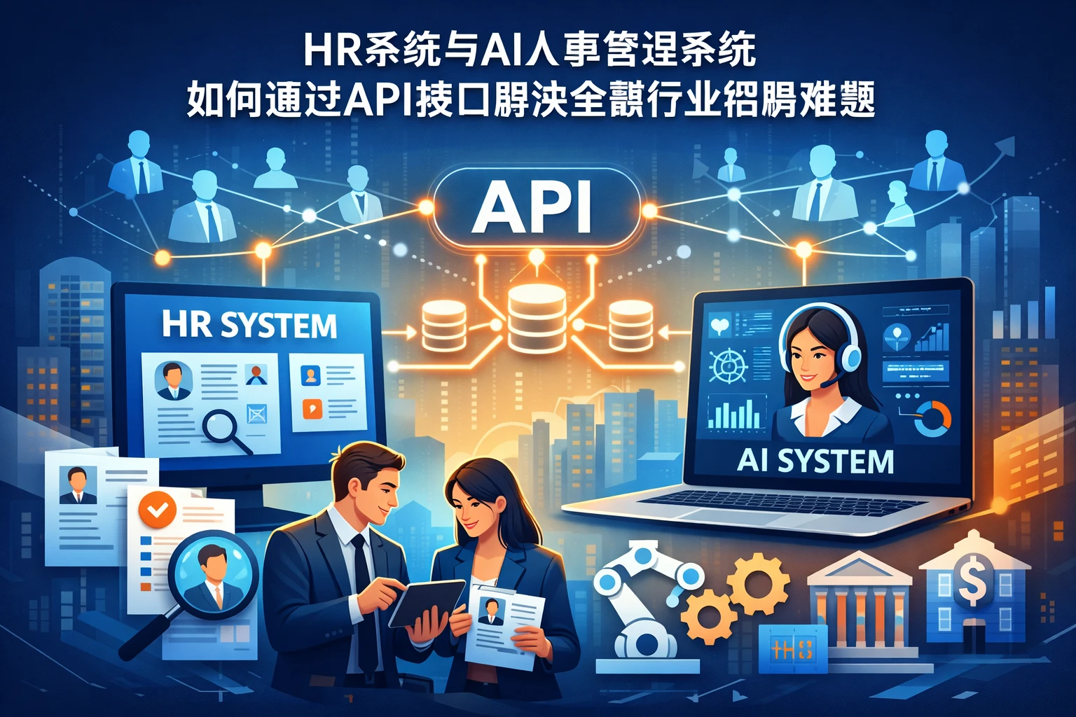HR系统与AI人事管理系统如何通过API接口解决金融行业招聘难题