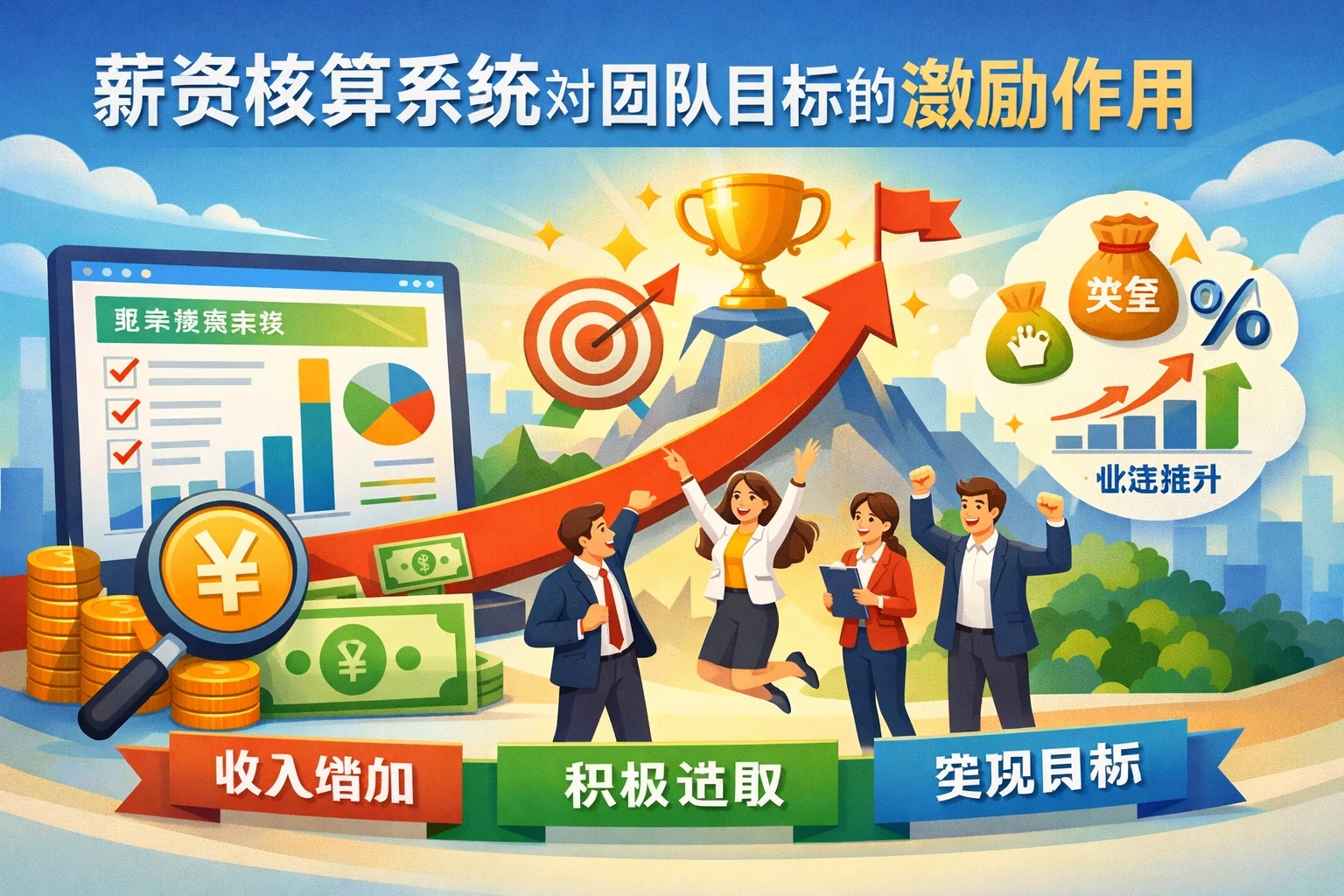 薪资核算系统对团队目标的激励作用