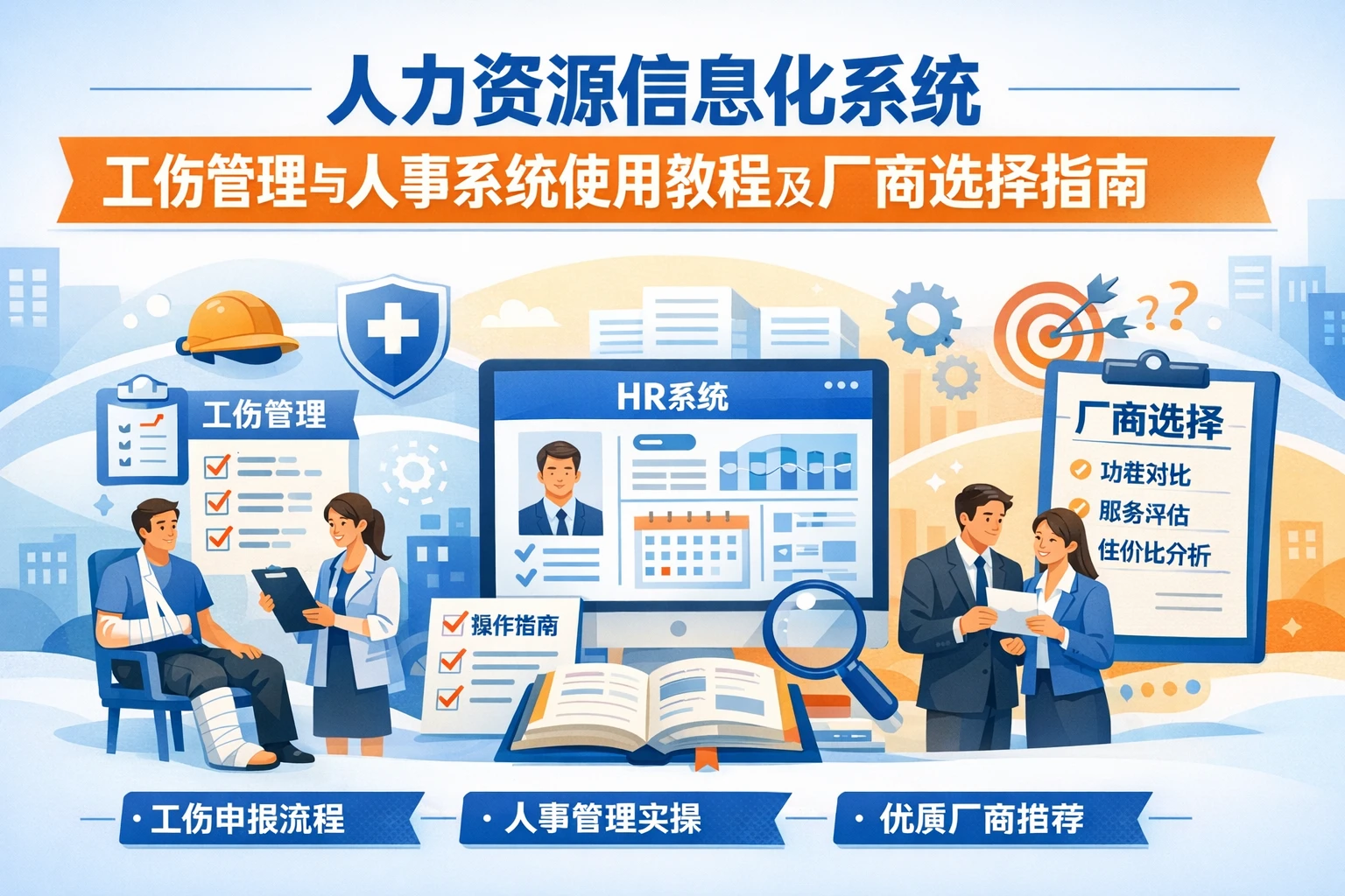 人力资源信息化系统：工伤管理与人事系统使用教程及厂商选择指南