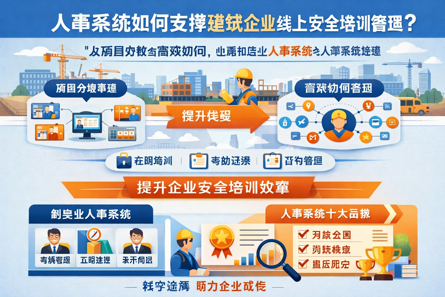 人事系统如何支撑建筑企业线上安全培训管理：从项目分散到高效协同，也看制造业人事系统与人事系统十大品牌选择逻辑