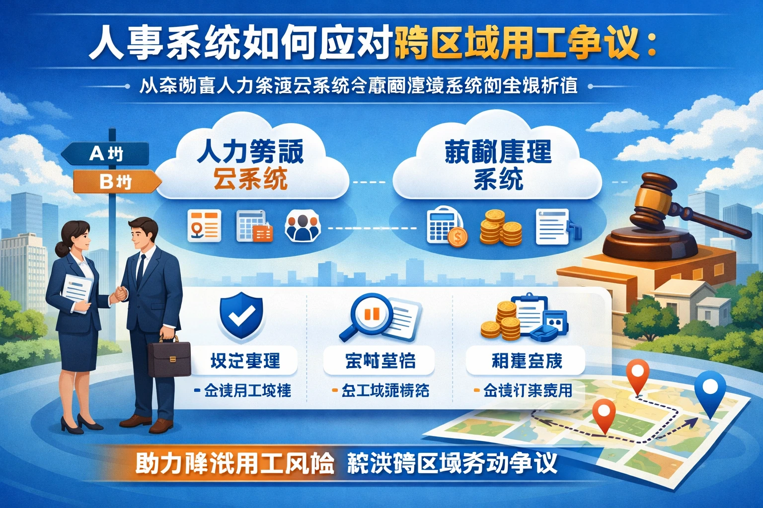 人事系统如何应对跨区域用工争议：从案例看人力资源云系统与薪酬管理系统的合规价值