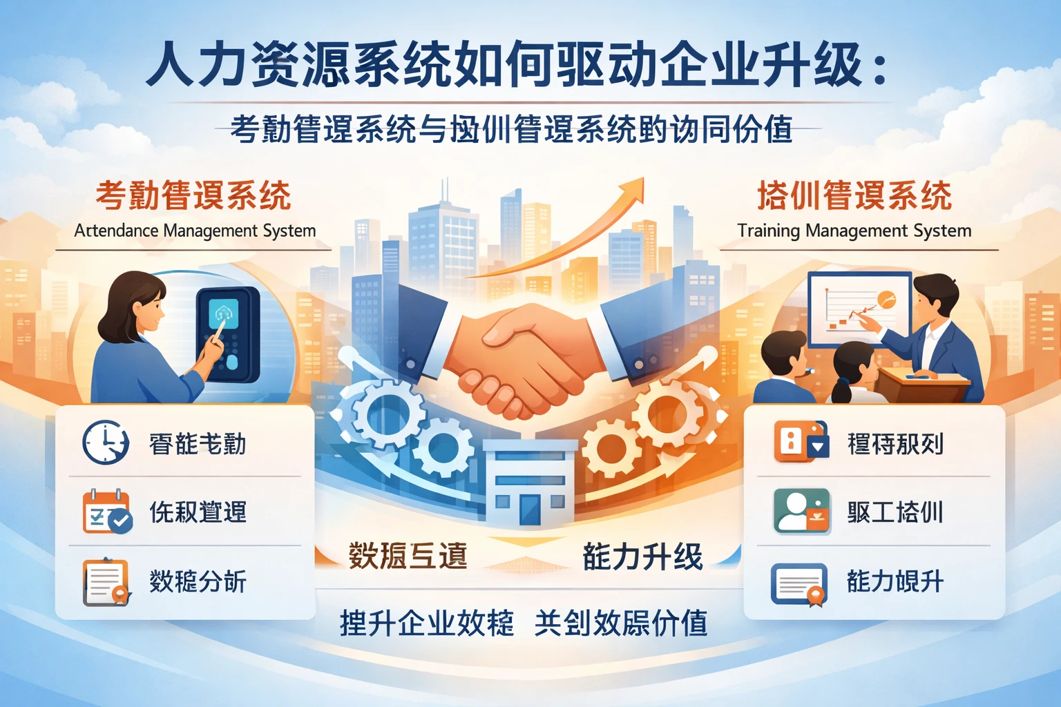 人力资源系统如何驱动企业升级:考勤管理系统与培训管理系统的协同价值
