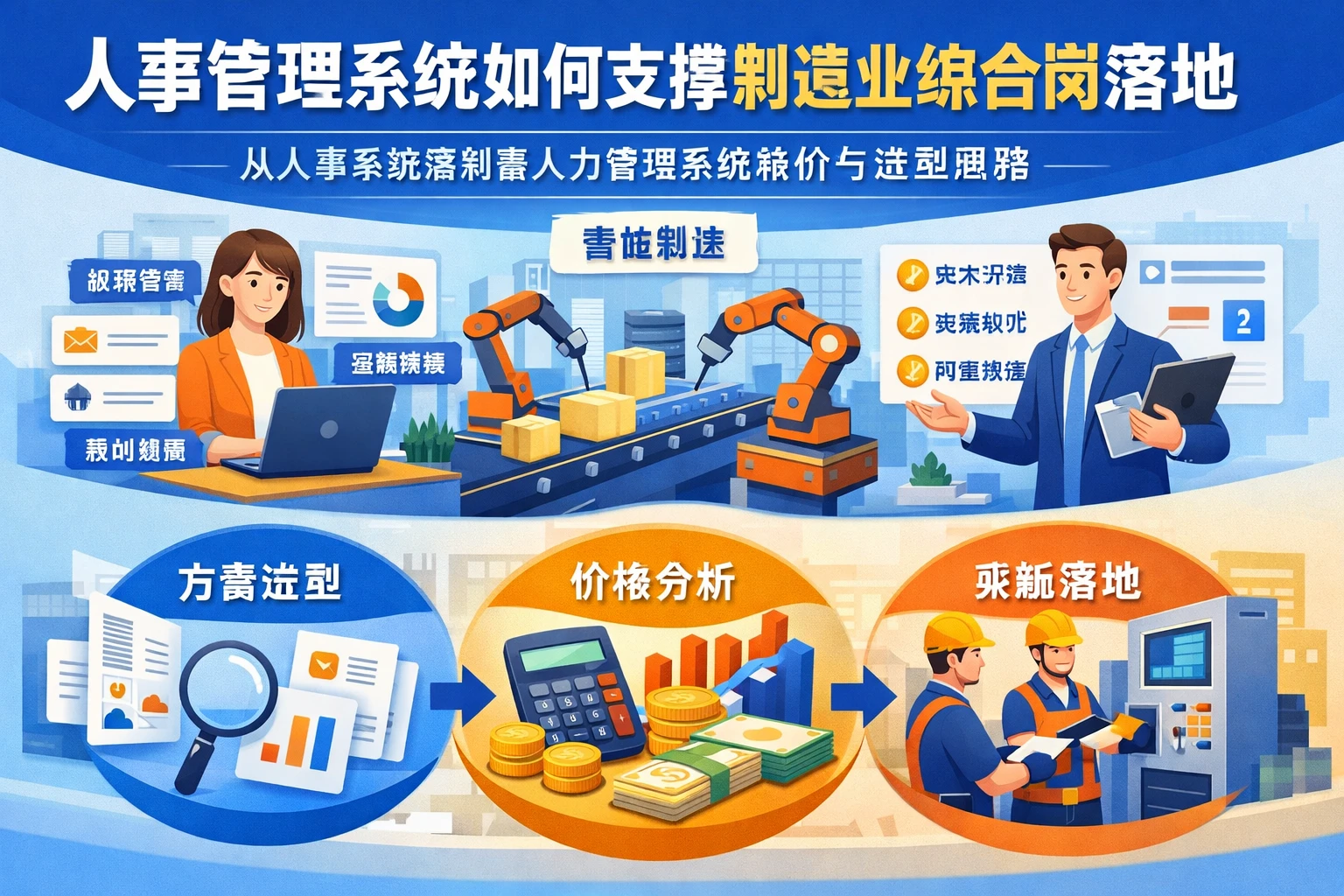 人事管理系统如何支撑制造业综合岗落地：从人事系统案例看人力资源系统报价与选型思路