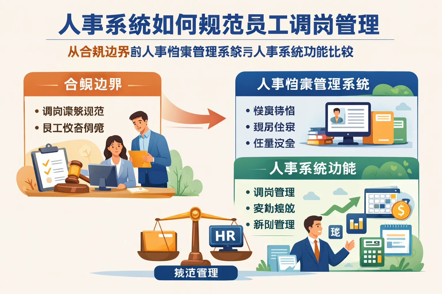 人事系统如何规范员工调岗管理：从合规边界到人事档案管理系统与人事系统功能比较