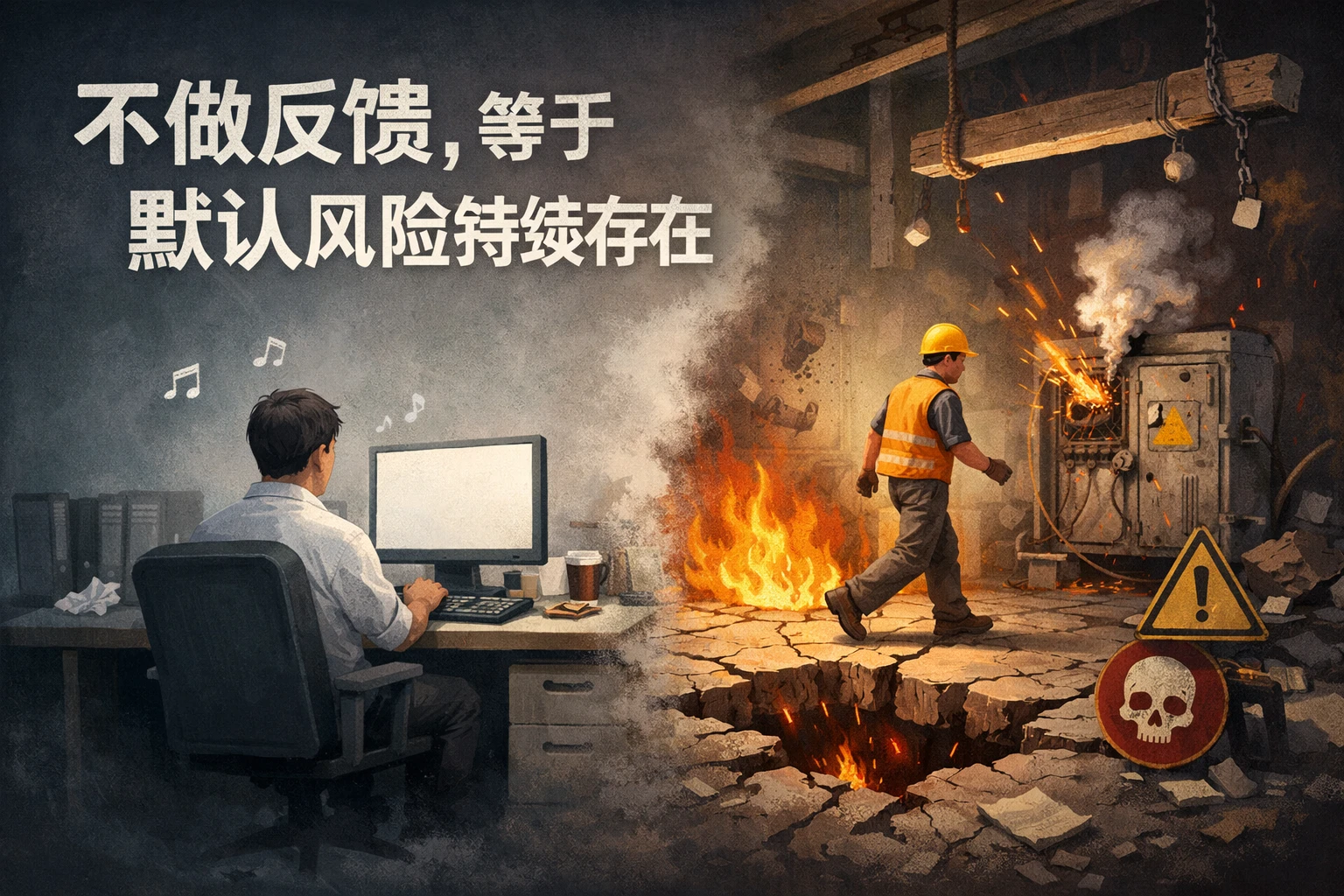 不做反馈，等于默认风险持续存在