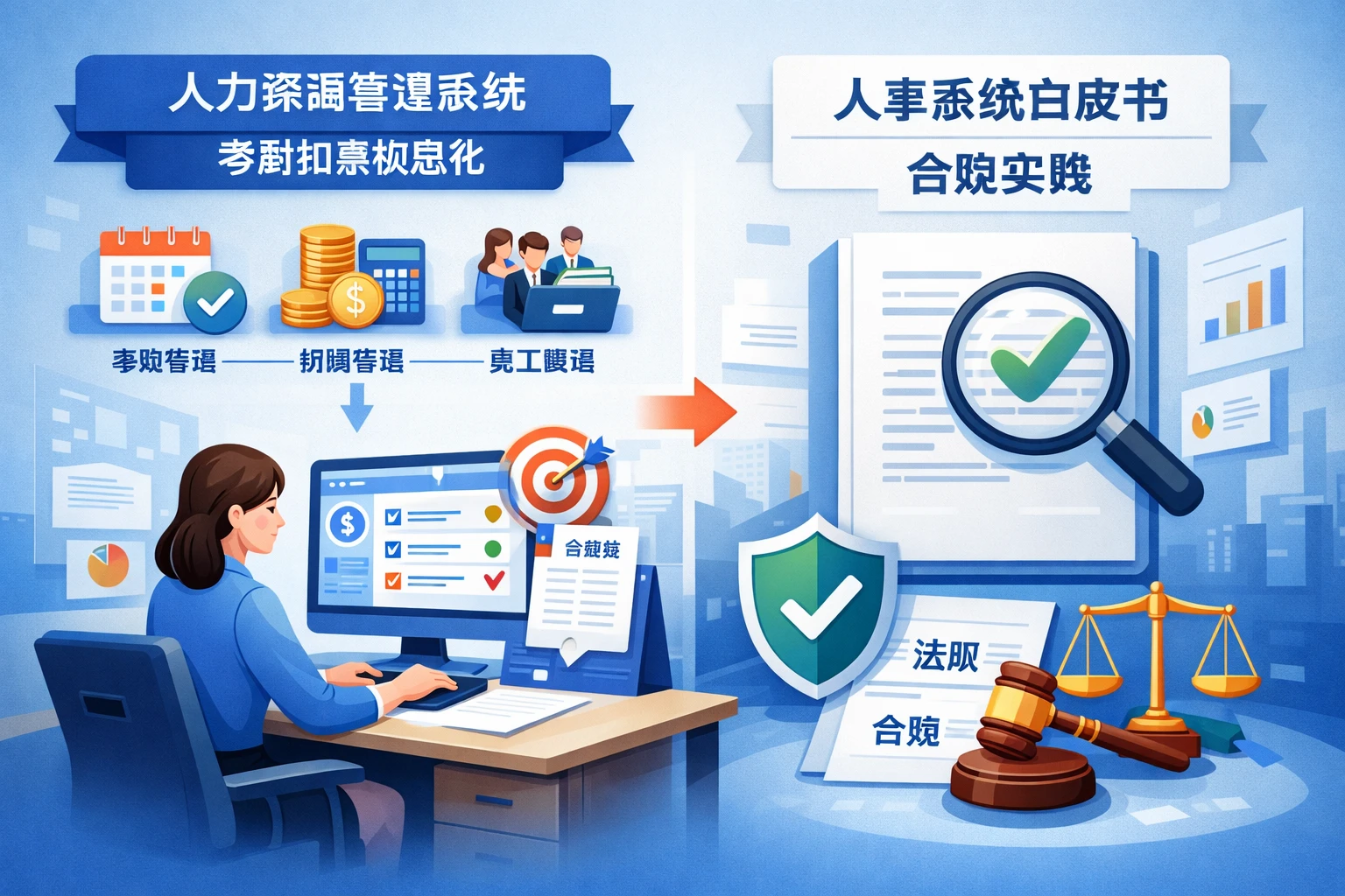 人力资源管理系统如何规范考勤扣薪：从全模块人事系统到人事系统白皮书的合规实践