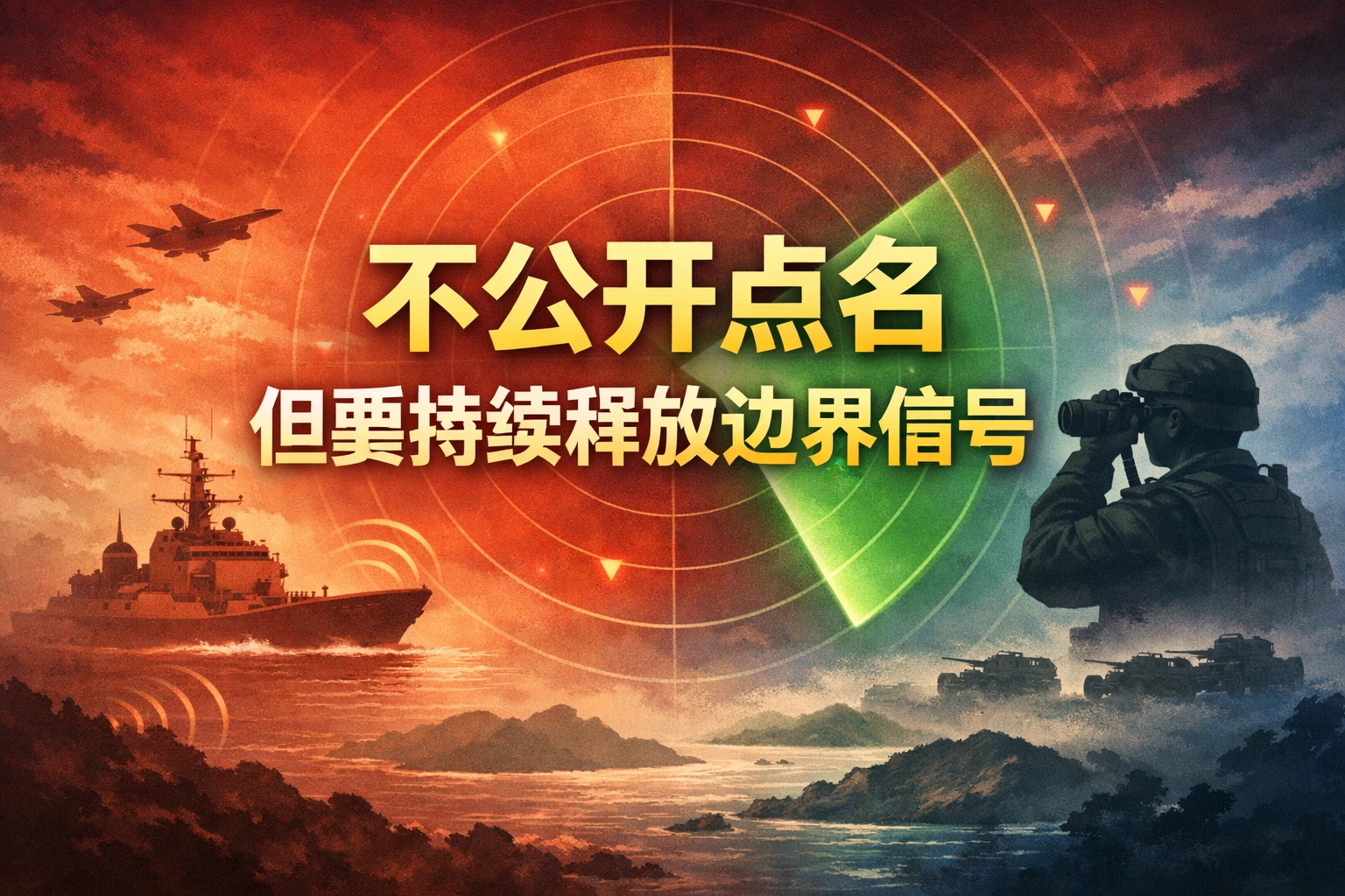 不公开点名,但要持续释放边界信号