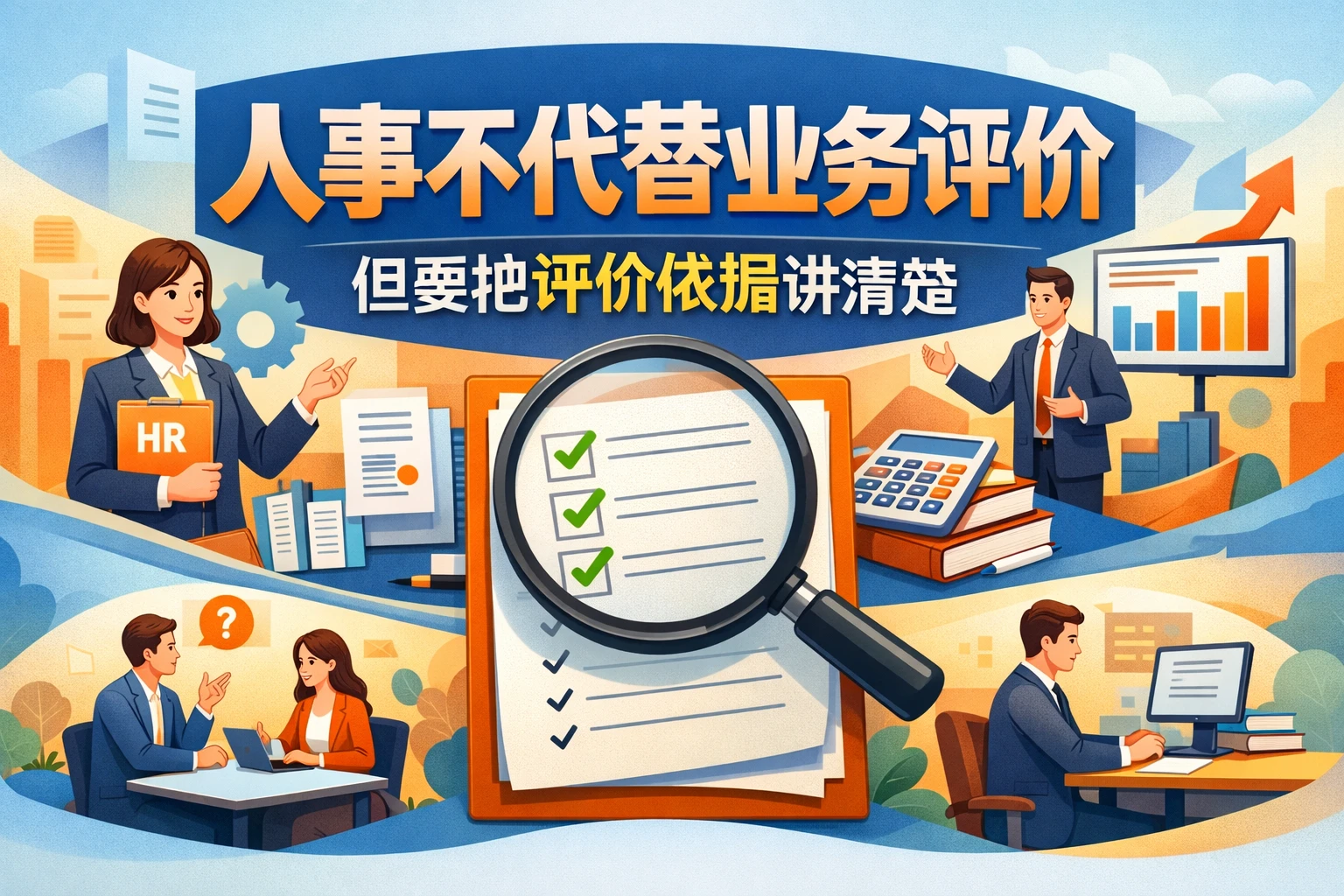 人事不代替业务评价，但要把评价依据讲清楚