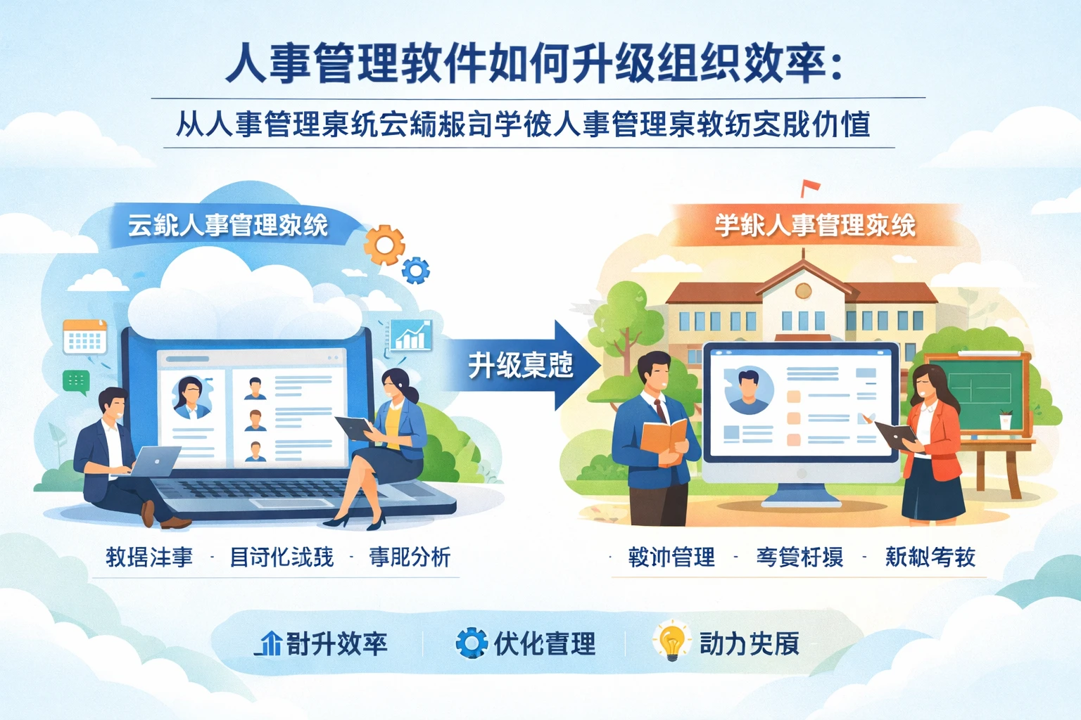 人事管理软件如何升级组织效率：从人事管理系统云端版到学校人事管理系统的实践价值