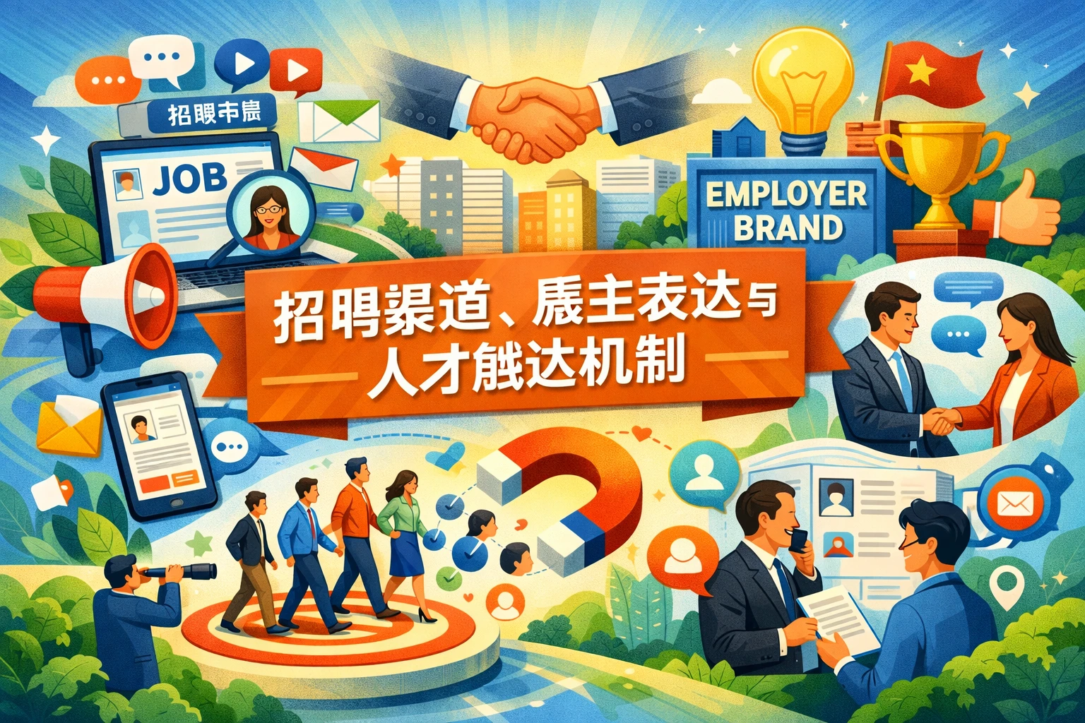 招聘渠道、雇主表达与人才触达机制
