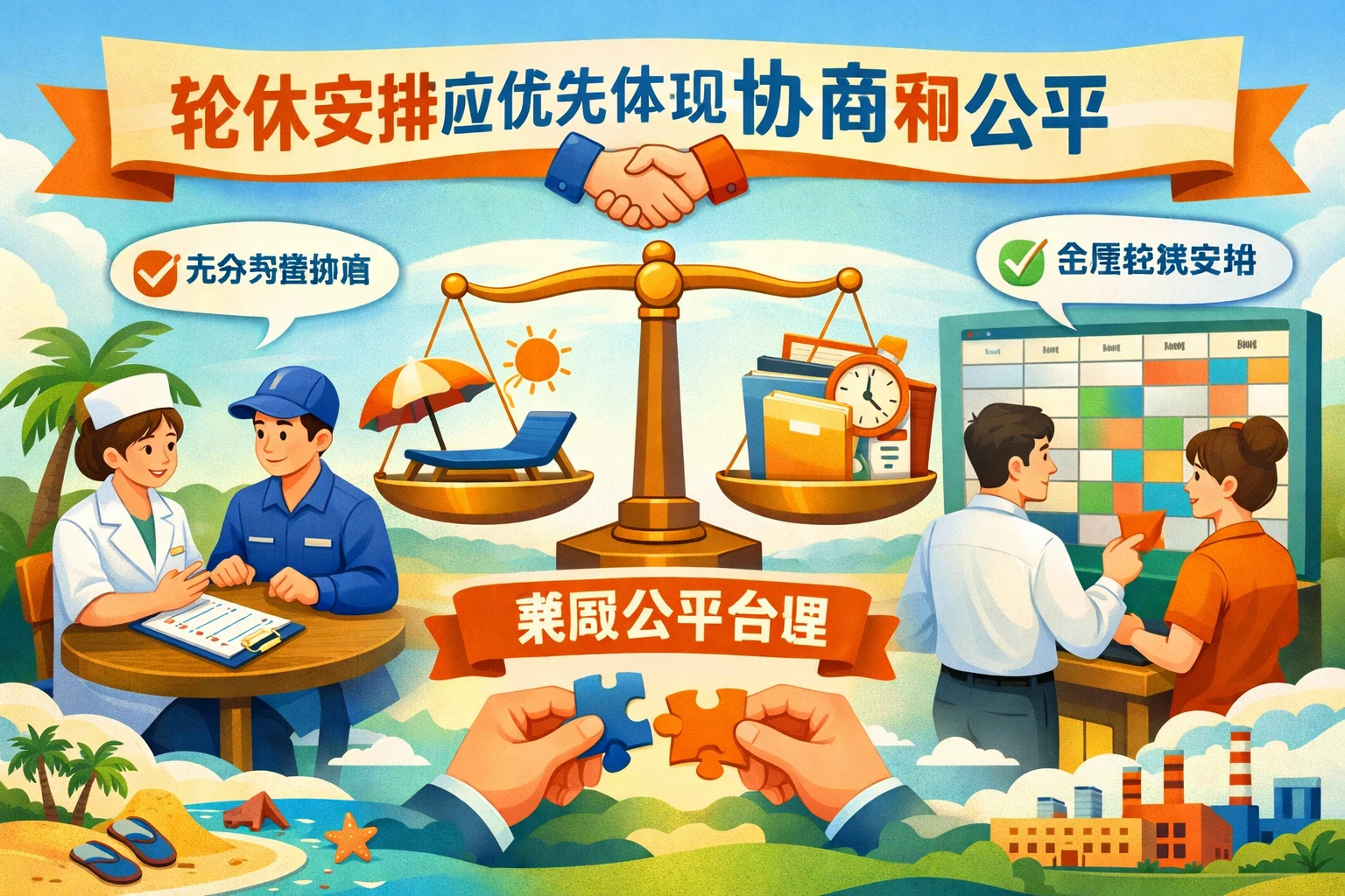 轮休安排应优先体现协商和公平