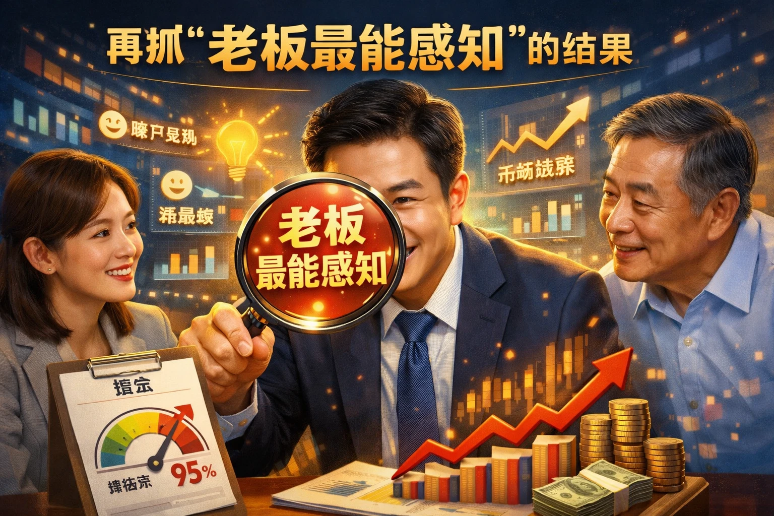 再抓“老板最能感知”的结果