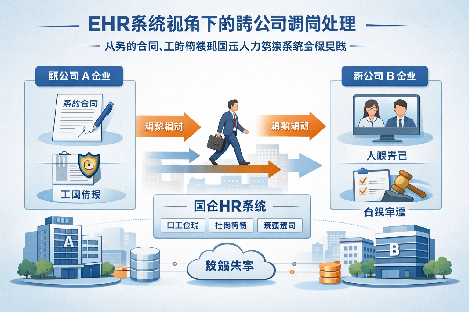 ehr系统视角下的跨公司调岗处理：从劳动合同、工龄衔接到国企人力资源系统合规实践