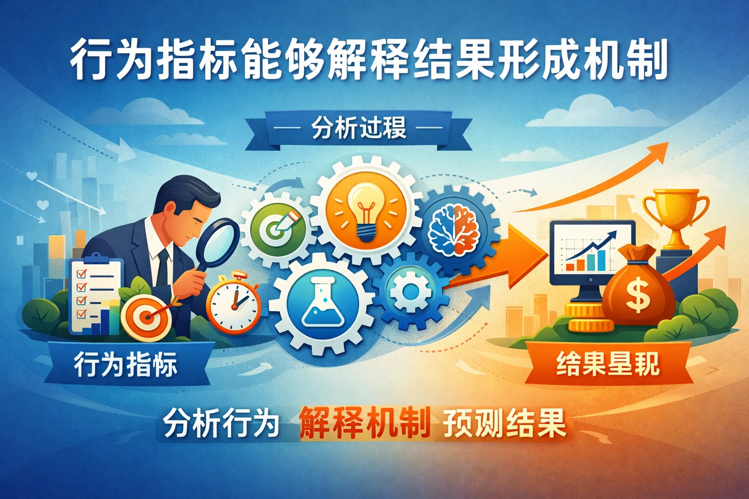 行为指标能够解释结果形成机制