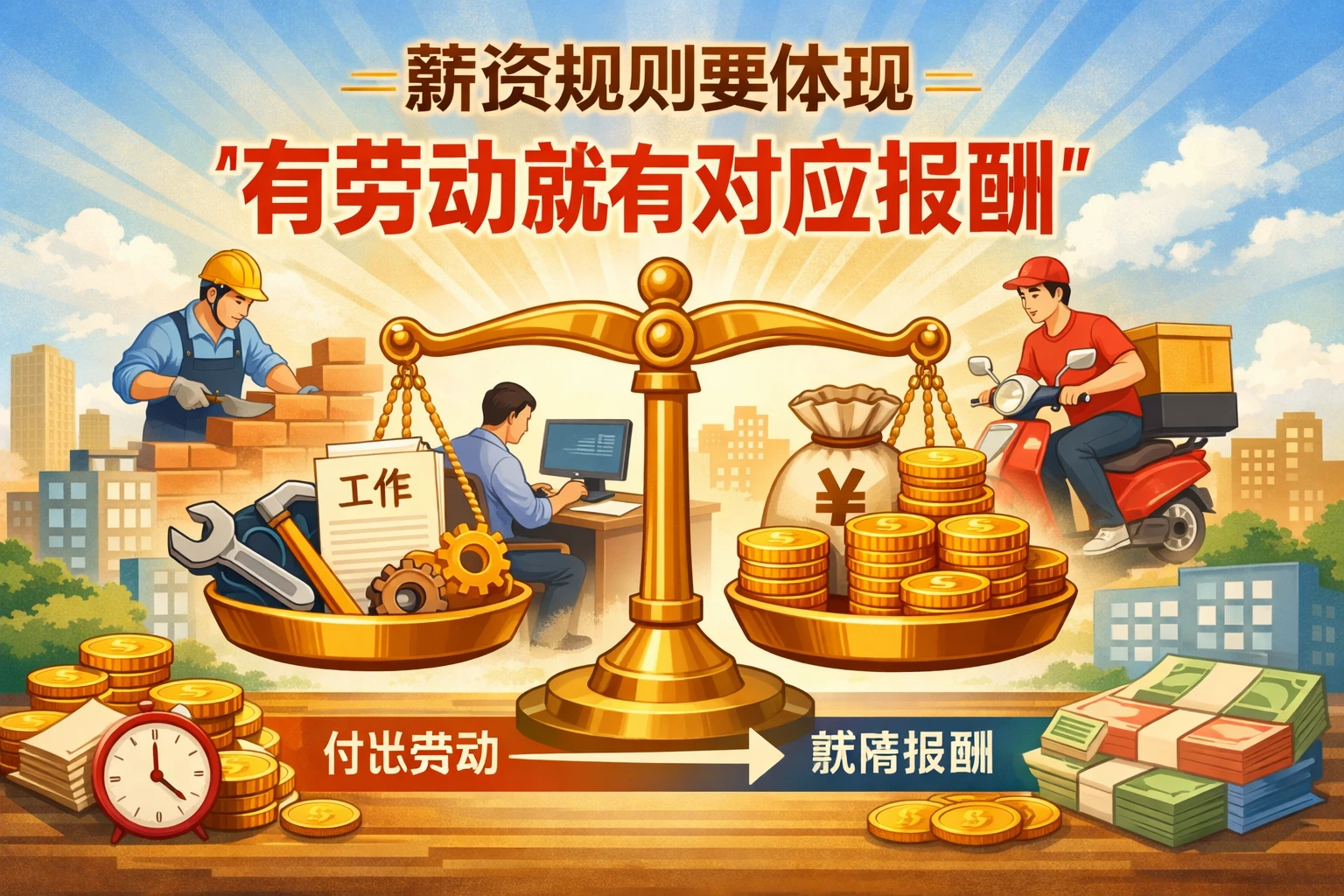 薪资规则要体现“有劳动就有对应报酬”
